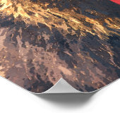 かわいいクマの動物の幼稚園子供部屋 ポスター (角)