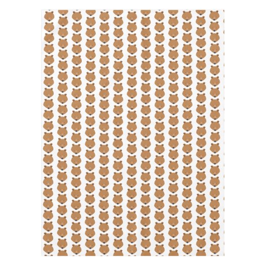 かわいいクマの動物 テーブルクロス (正面)