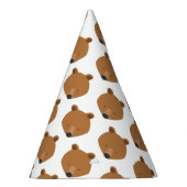 かわいいクマの動物 パーティーハット (右)