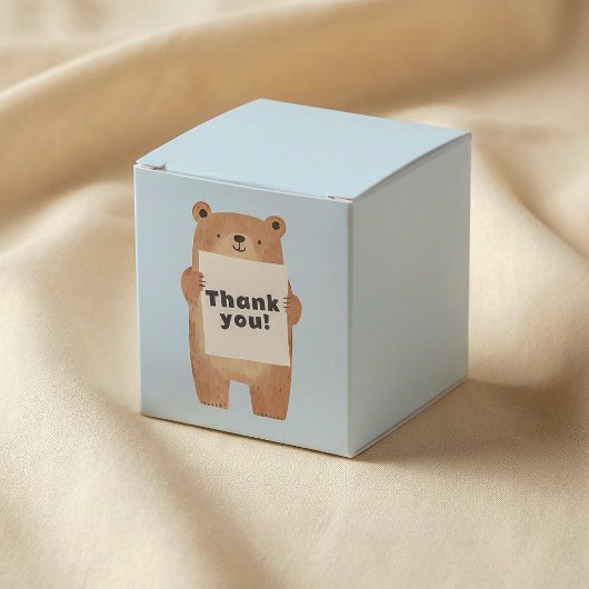 かわいいクマの名前またはメッセージ記号 フェイバーボックス