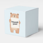かわいいクマの名前またはメッセージ記号 フェイバーボックス (正面サイド)
