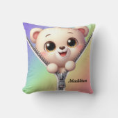 かわいいクマの子ども クッション (正面)