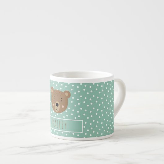 かわいいクマの子供たち エスプレッソカップ (正面右)