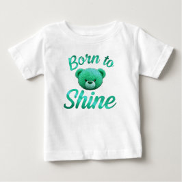 かわいいクマの子供用Tシャツ ベビーTシャツ