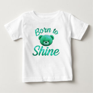 かわいいクマの子供用Tシャツ ベビーTシャツ