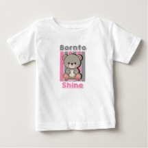 かわいいクマの子供用Tシャツ