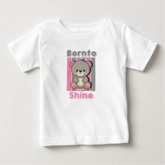 かわいいクマの子供用Tシャツ ベビーTシャツ