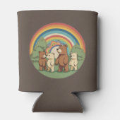 かわいいクマの家族 缶クーラー (裏面)