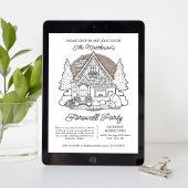 かわいいクマの家 お別れパーティーに突入! 招待状