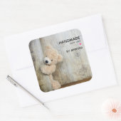 かわいいクマの愛で手作り詰まった|過去記事 スクエアシール (封筒)