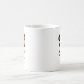 かわいいクマの持ち文字B コーヒーマグカップ (中央)