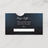 かわいいクマの月おむつラッフル エンクロージャーカード (裏面)