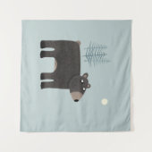 かわいいクマの森 タペストリー (正面(横))