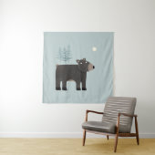 かわいいクマの森 タペストリー (インサイチュ)