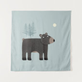 かわいいクマの森 タペストリー (正面)