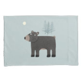 かわいいクマの森 枕カバー (正面右)