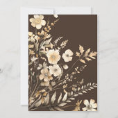 かわいいクマの水彩画の男の子ベイビーシャワーの招待状 招待状 (裏面)