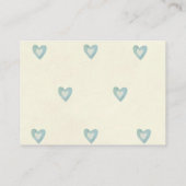 かわいいクマの男の子 おむつくじ 封入カード エンクロージャーカード (裏面)