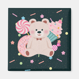 かわいいクマの磁石 マグネット