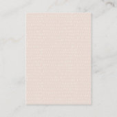 かわいいクマの花かご赤ちゃんシャワー用ピンクの本 エンクロージャーカード (裏面)