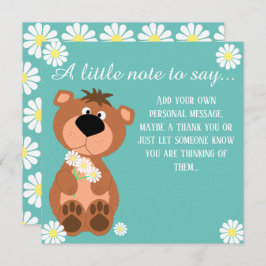 かわいいクマの言い方はメモだ