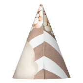 かわいいクマの赤ちゃんシャワーへようこそ パーティーハット (裏面)