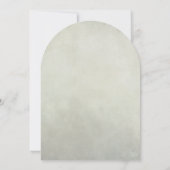 かわいいクマの赤ちゃんシャワーを待つことができる 招待状 (裏面)