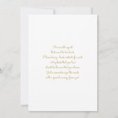 かわいいクマの風船ベイビーシャワー女子 招待状 (裏面)