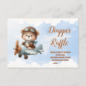 かわいいクマの飛行機の冒険が始まる! ディ・ラフルの品亮品 エンクロージャーカード (正面)