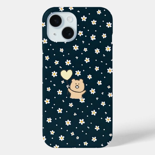 かわいいクマのiPhoneケース Case-Mate iPhoneケース (裏面)