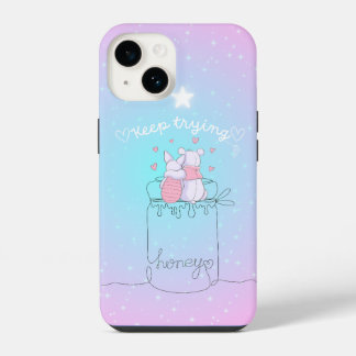 かわいいクマのiPhoneケース iPhone 14ケース