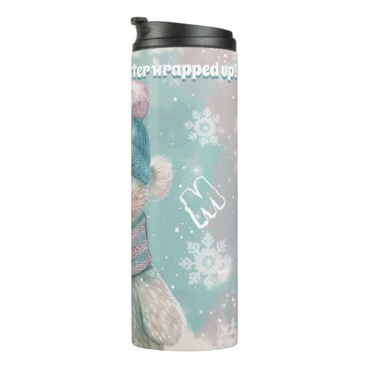 かわいいクマを冷やす タンブラー (回転右)