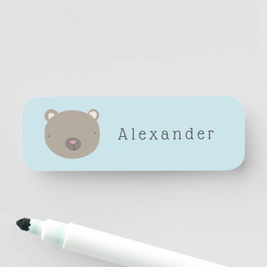 かわいいクマカスタム 名札 (インサイチュ)