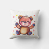かわいいクマクールテディ前向き クッション (裏面)
