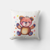 かわいいクマクールテディ前向き クッション (正面)