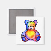 かわいいクマクールテディ前向き マグネット (正面/裏面)