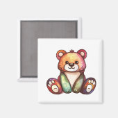 かわいいクマクールテディ前向き マグネット (正面/裏面)