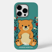 かわいいクマチャーム – 居心地の良い&かわいい雰囲気 Case-Mate iPhoneケース (裏面)