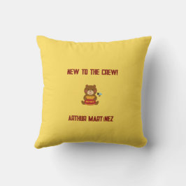 かわいいクマテーマ男の子ベビーシャワー クッション