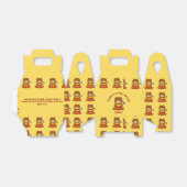 かわいいクマテーマ男の子ベビーシャワー フェイバーボックス (折り畳みなし)