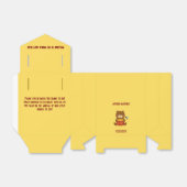 かわいいクマテーマ男の子ベビーシャワー フェイバーボックス (折り畳みなし)