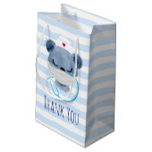 かわいいクマナースメディカルマスクをかぶってありがとう スモールペーパーバッグ (裏面アングル)