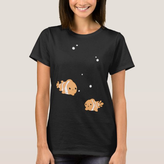 かわいいクマノミ Tシャツ (正面)
