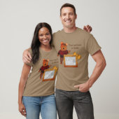 かわいいクマパーソナライズされたの写真枠 Tシャツ (ユニセックス)