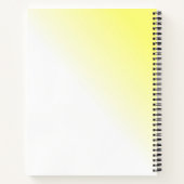 かわいいクマベビーのネームブック ノートブック (裏面)