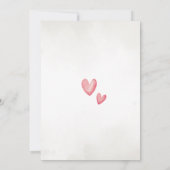 かわいいクマベビークロザジェンダーリビールボーイまたはガール 招待状 (裏面)