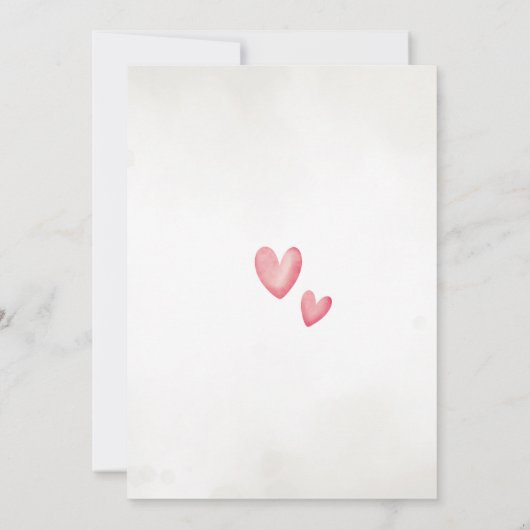 かわいいクマベビークロザジェンダーリビールボーイまたはガール 招待状 (裏面)