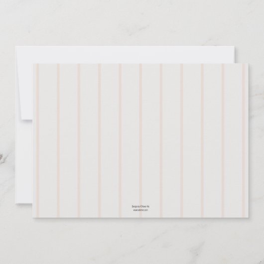 かわいいクマベビー写真誕生のお知らせ 案内状 (裏面)