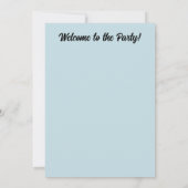 かわいいクマ冬のクリスマスウォーター色 招待状 (裏面)