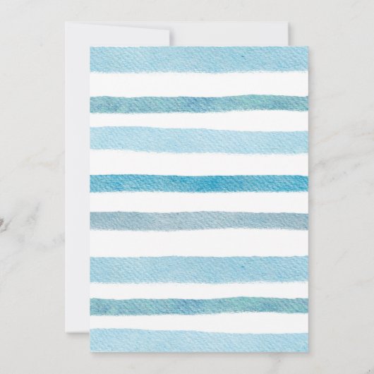 かわいいクマ男の赤ちゃんの誕生日パーティーへの招待 招待状 (裏面)